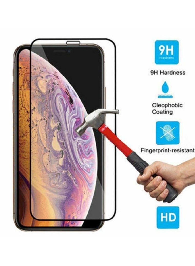 2Pack for iPhone XS and X Screen Protector Crystal Clear 9H Tempered Glass Scratch Resistant Full Coverage Film 5.8 inch - Image 3