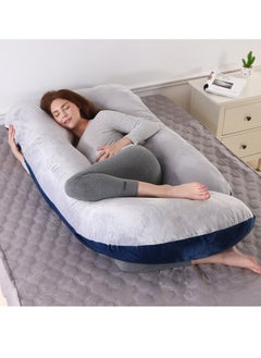 Arabest G+U-Shaped Pregnancy Pillow Full Body Maternity Support Pillow (62"x 28")  - Image 1