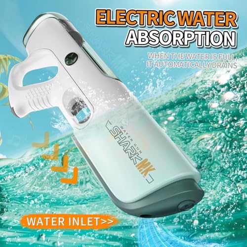 Storio Rechargeable Electric Battery Operated Holi Pichkari Water Gun Toy for Kids| Auto Absorb, Continuous Firing| Upto 35Ft Shooting Range| High Pressure Mechanism - Image 3