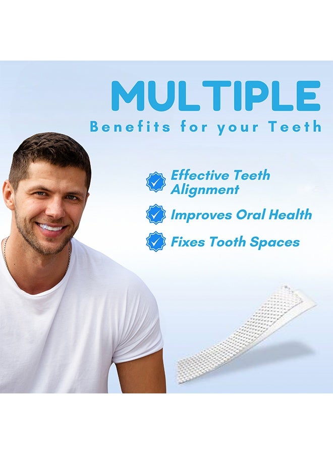 ORALHOE Teeth Aligner Strips, Teeth Whitening Strips, For Reduce Teeth Sensitive, Teeth Whitener Clean Teeth Safely, Effectively Remove Coffee, Tobacco Stains, Professional And Safe White Strips (7 Pieces) - Image 5