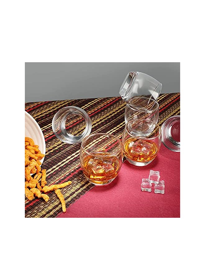 S-TOP Glass Barrel Short Glass 3 Pieces, Clear - Image 3