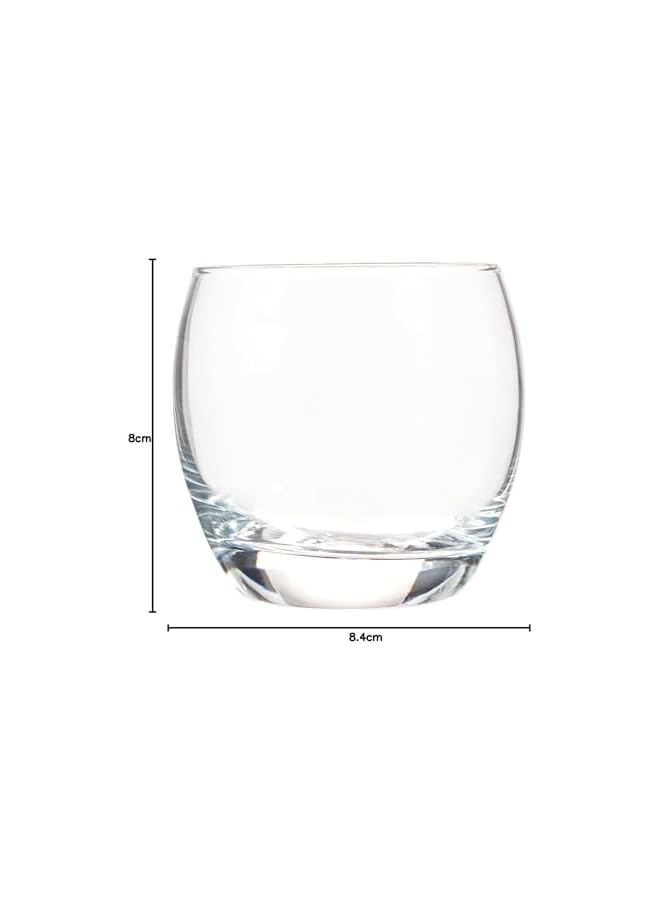 S-TOP Glass Barrel Short Glass 3 Pieces, Clear - Image 4