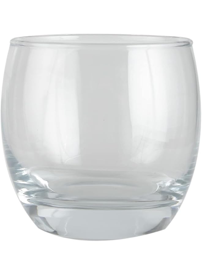 S-TOP Glass Barrel Short Glass 3 Pieces, Clear - Image 1