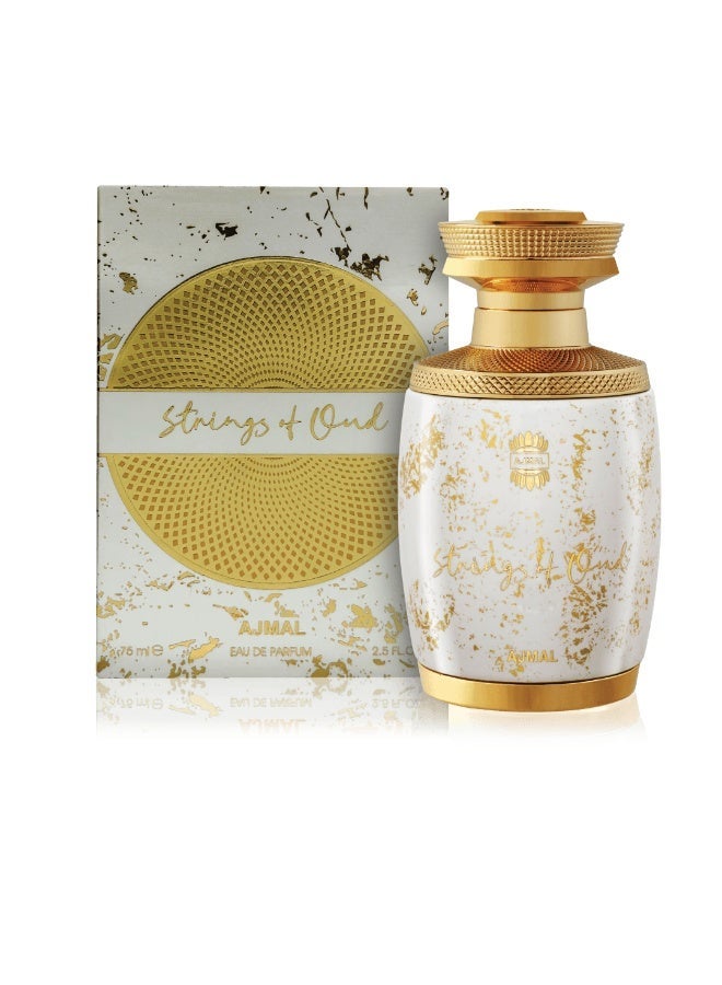 Ajmal Strings of Oud EDP 75ml Unisex | Deep Arabian Oud Luxury Fragrance - Image 3