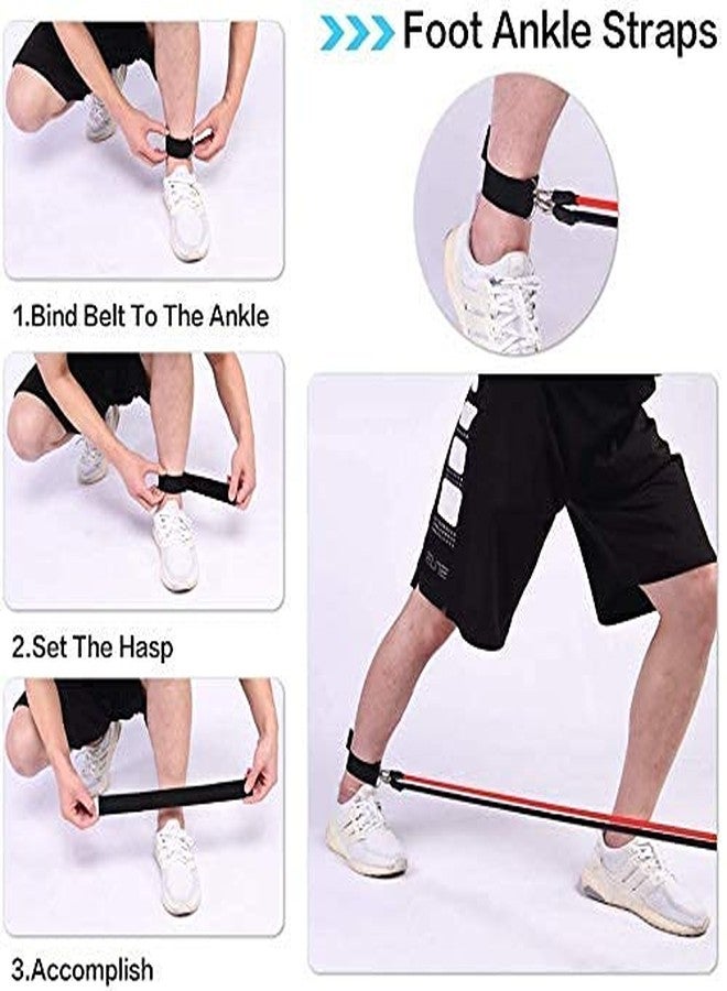 Mobhada Resistance Exercise Bands with Door Anchor, Handles, Waterproof Carry Bag, Legs Ankle Straps for Resistance Training, Physical Therapy, Home Workouts, Resistance Band. - Image 4