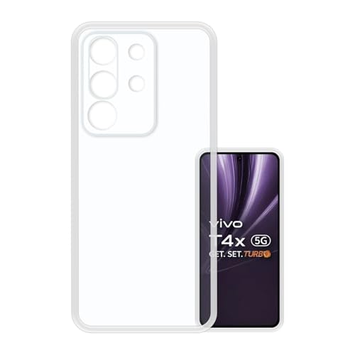 VIDO Transparent Back Case Cover for Vivo T4x 5G / iQOO Z10x 5G (Soft & Flexible & Camera Protection Back Case) - Image 1
