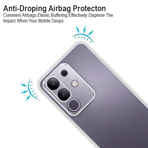 VIDO Transparent Back Case Cover for Vivo T4x 5G / iQOO Z10x 5G (Soft & Flexible & Camera Protection Back Case) - Image 2