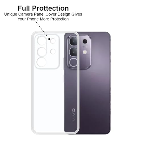 VIDO Transparent Back Case Cover for Vivo T4x 5G / iQOO Z10x 5G (Soft & Flexible & Camera Protection Back Case) - Image 4