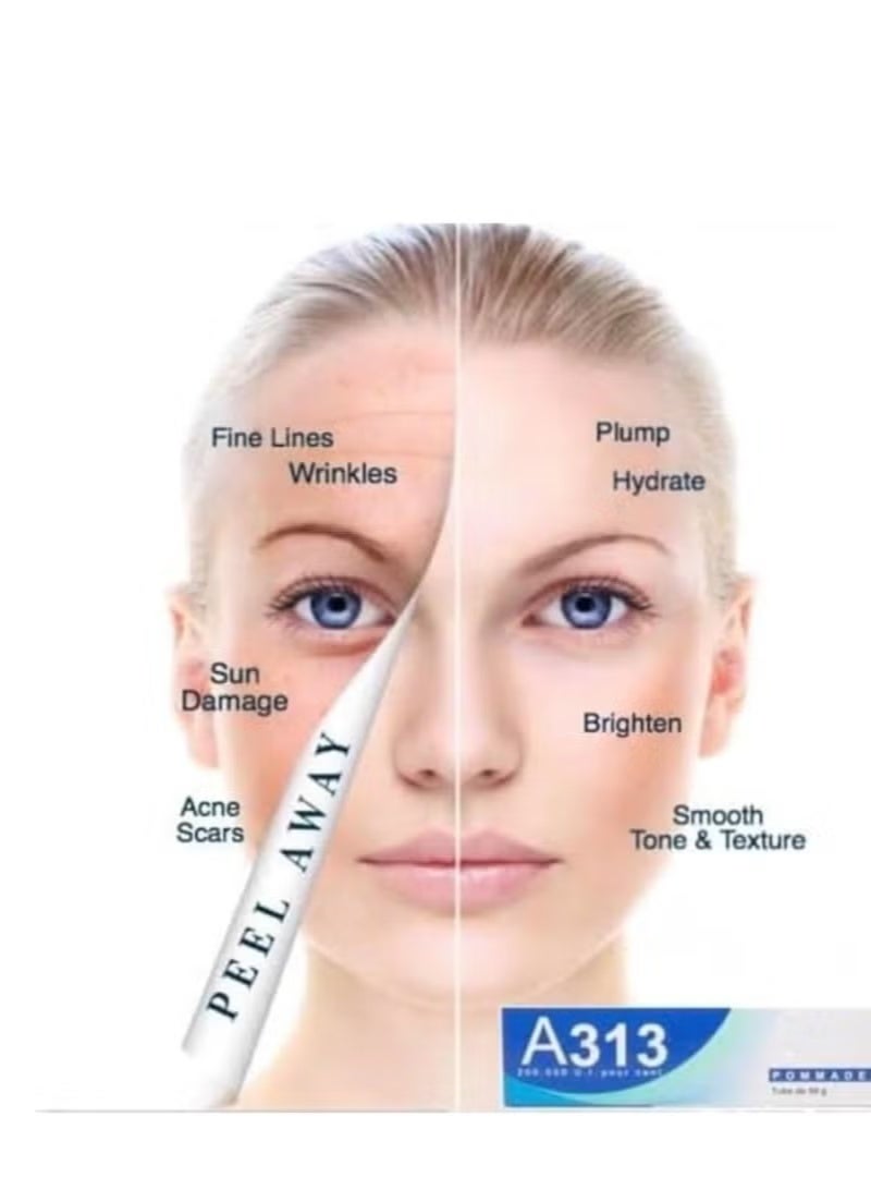 A313 3-Pack A313 Retinol Cream for Face, Anti-Ageing Treatment, Skin Brightening and Hydrating, 50g - Image 3