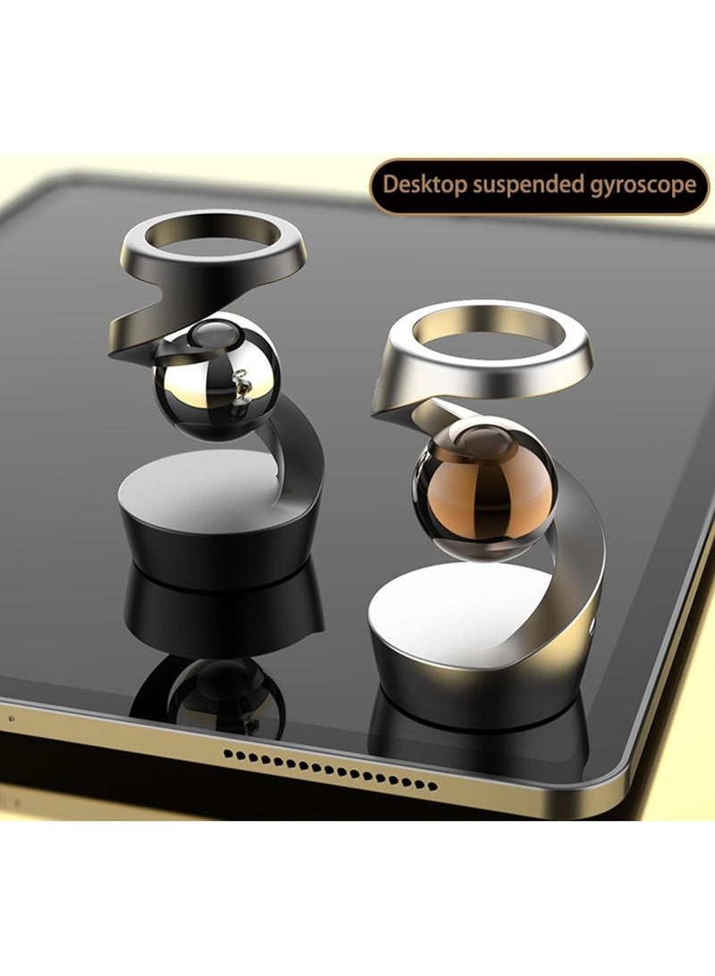 Wesif Spinning Fidget Toy, Kinetic Desk Toy, ADHD Metal Desk Toys for Adults, Silent Balance Fidget Toys for Birthday Party Favors - Image 2