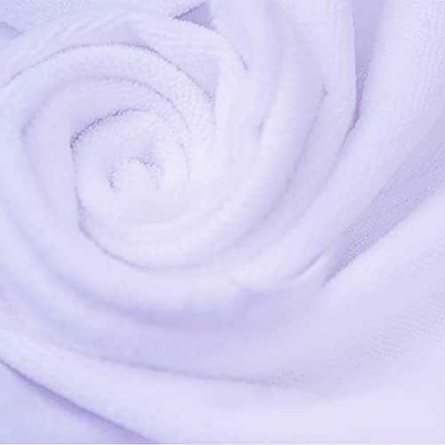 HUINI 12 Pcs Microfiber Hair Drying Towels 14 X 30 Inches (White) - Image 1