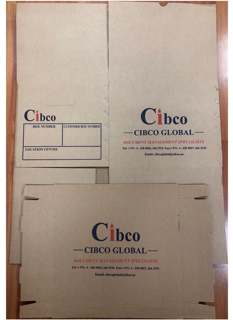Cibco Pack Of 5 A4 Boxes With Lid For Multi Purpose Storage Convenient To Store Files Documents Drawings Magazines Books Toys And Other Items  - Image 2