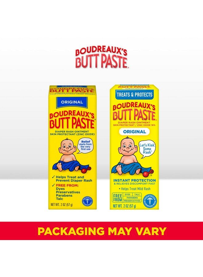 Boudreaux's Butt Paste Original Diaper Rash Cream 2 Ounce (Pack Of 3) - Image 3