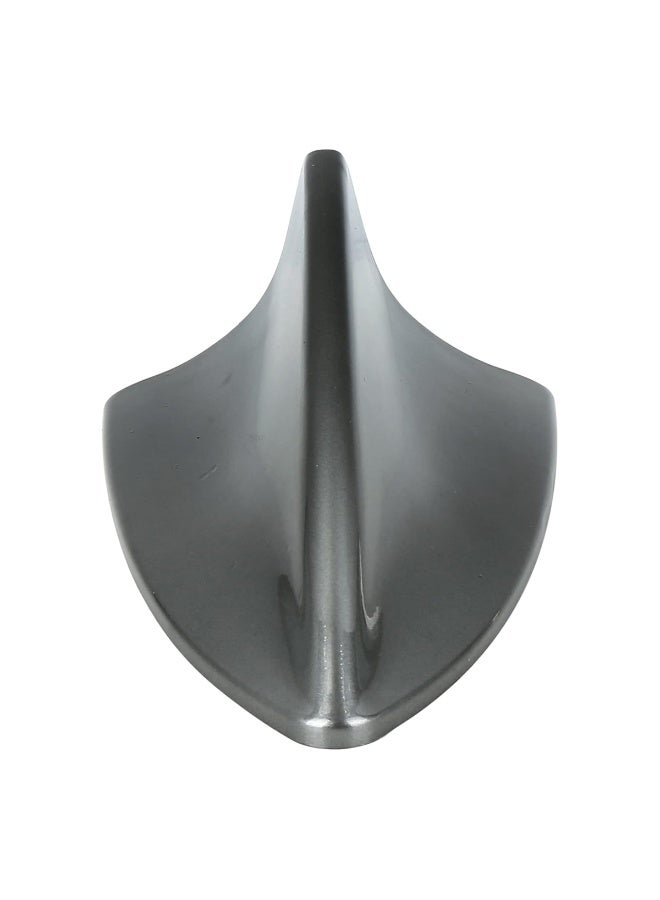 Shark Fin Roof Antenna for Car – Waterproof, Dust-Proof, Anti-Rust, Easy to Install – 15.5 cm Universal Shark Fin Roof Top Antenna for All Vehicles (Silver) - Image 1