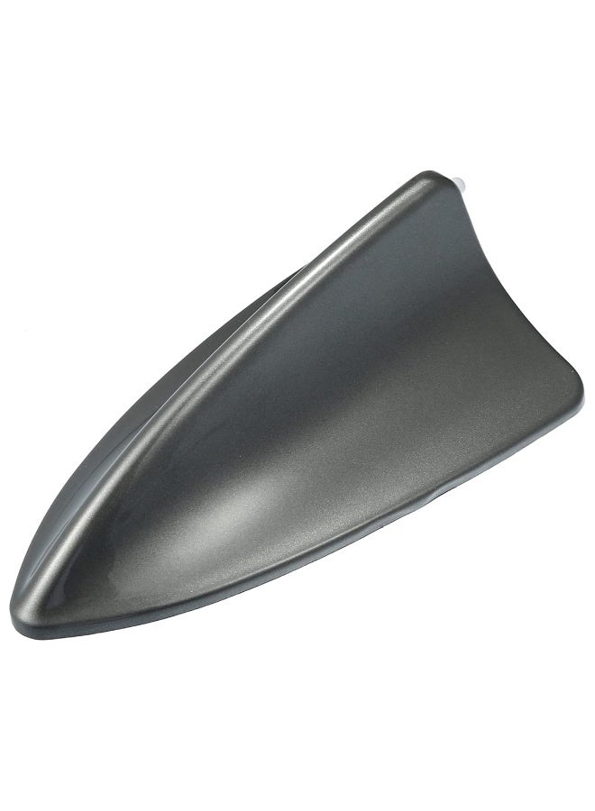 Shark Fin Roof Antenna for Car – Waterproof, Dust-Proof, Anti-Rust, Easy to Install – 15.5 cm Universal Shark Fin Roof Top Antenna for All Vehicles (Silver) - Image 2