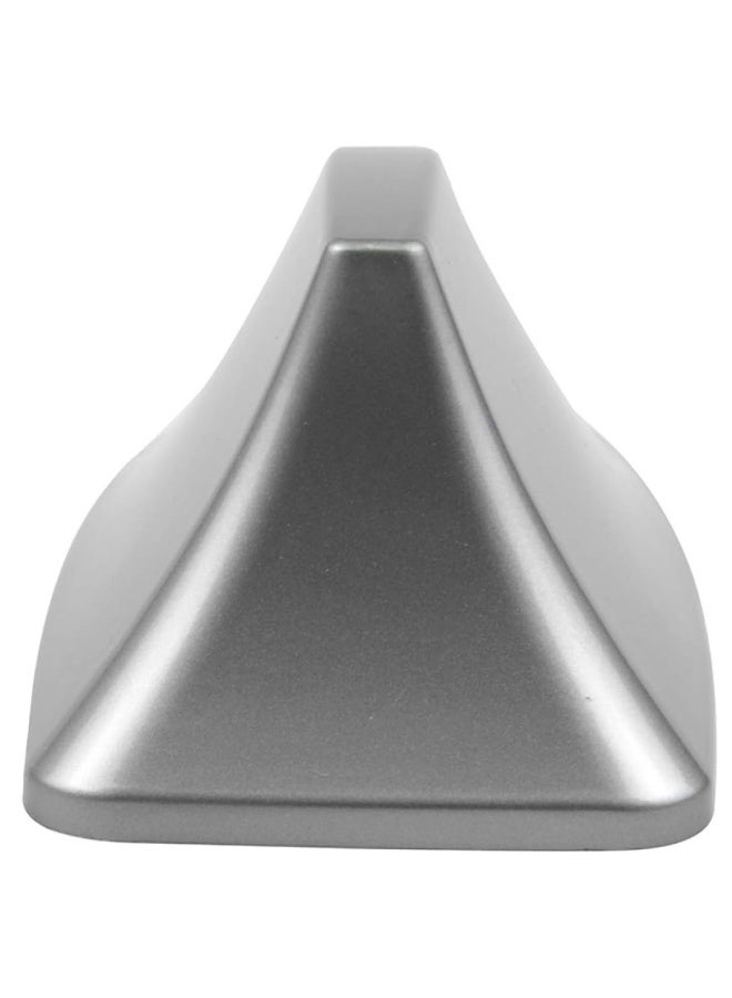 Shark Fin Roof Antenna for Car – Waterproof, Dust-Proof, Anti-Rust, Easy to Install – 15.5 cm Universal Shark Fin Roof Top Antenna for All Vehicles (Silver) - Image 3