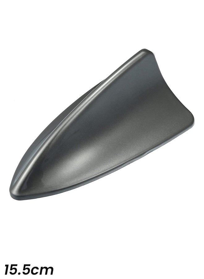 Shark Fin Roof Antenna for Car – Waterproof, Dust-Proof, Anti-Rust, Easy to Install – 15.5 cm Universal Shark Fin Roof Top Antenna for All Vehicles (Silver) - Image 5