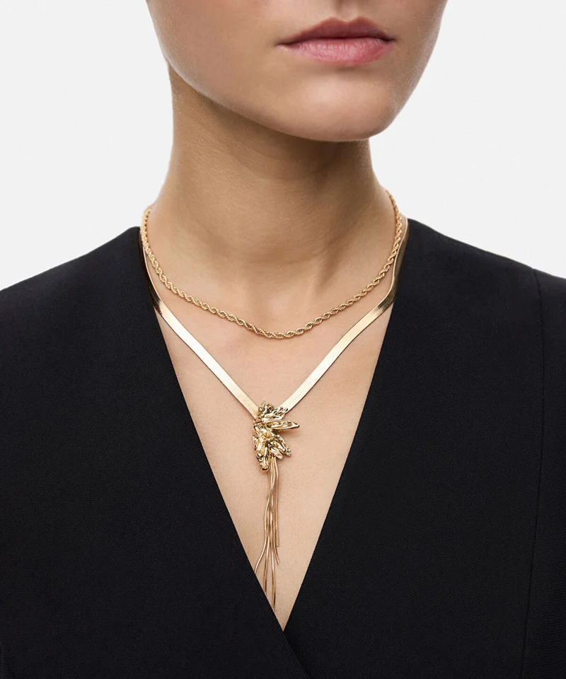 Ipekyol Fringed Layered Necklace