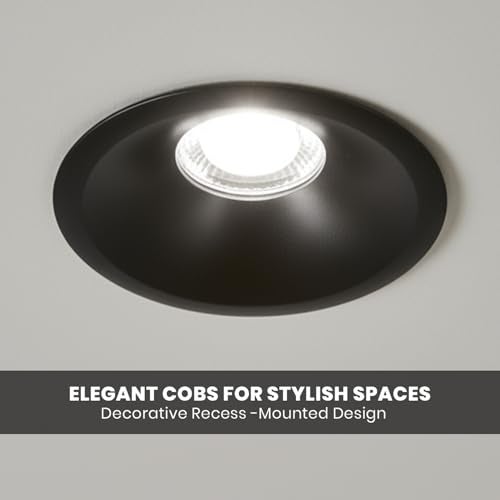 Havells Crysta Deco Cob 7W 4K Matt Black,Led-Spotlights,Energy Efficient,Long Life of 25000 Burning Hours,Beam Angle of 36°,Metal Body Cob with Independent Driver,Natural Daylight (4000K) - Image 4