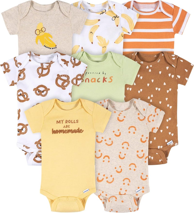 Onesies Brand Baby Boys' 8-pack Short Sleeve Mix & Match Bodysuits - Image 1