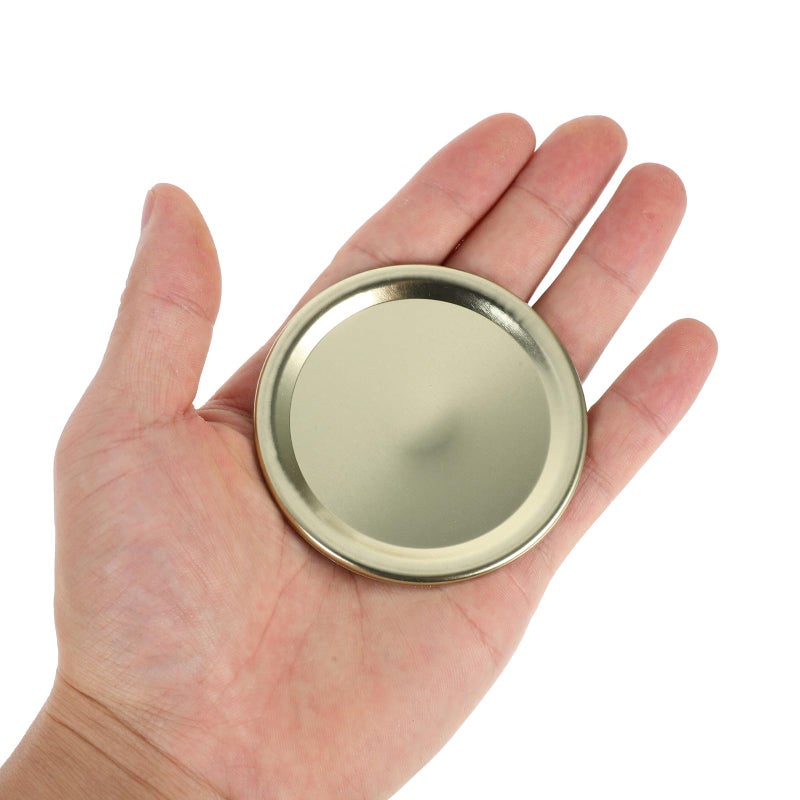 70mm Regular Mouth Metal Mason Jar Lids 20 Pack Airtight Sealing Covers For Canning Storage - Image 5