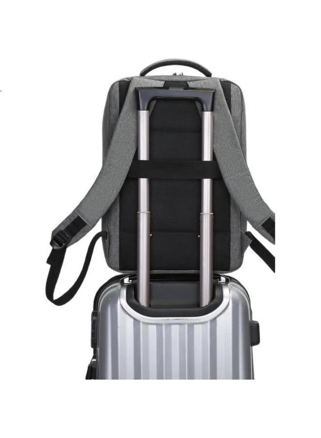 Brinch Laptop Backpack For Men And Women, Business 15.6-Inch Large Capacity Travel Computer Bag - Image 2