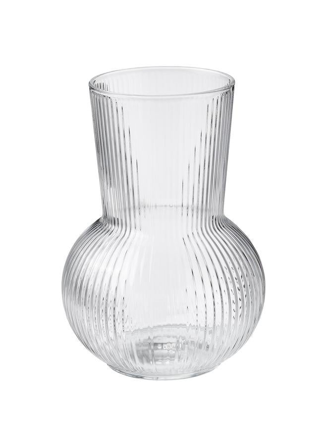 erorex Vase, clear glass, 17 cm - Image 1