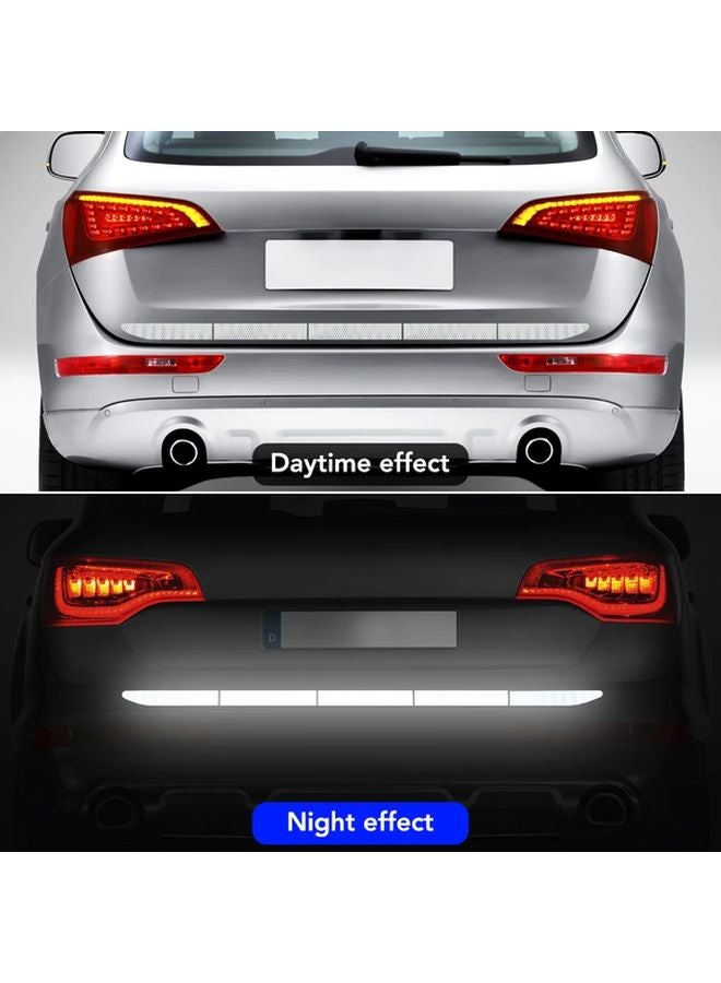 5Pcs Red Reflective Warning Stickers For Car Truck Trunk 90 5x3cm Waterproof Sunscreen Decorative Decals - Image 5