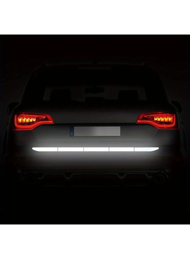 5Pcs Red Reflective Warning Stickers For Car Truck Trunk 90 5x3cm Waterproof Sunscreen Decorative Decals - Image 4