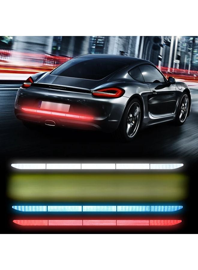 5Pcs Red Reflective Warning Stickers For Car Truck Trunk 90 5x3cm Waterproof Sunscreen Decorative Decals - Image 1