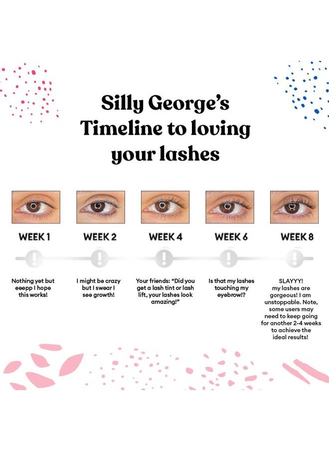 Silly George Eyelash Growth Serum for Thicker, Fuller, Longer & Bold Eyebrows, Premium Serum, Lashes & Brows Enhancer, (3ml, 0.1 Fl. oz)  - Image 3