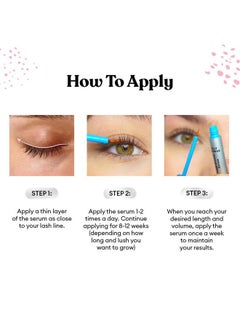 Silly George Eyelash Growth Serum for Thicker, Fuller, Longer & Bold Eyebrows, Premium Serum, Lashes & Brows Enhancer, (3ml, 0.1 Fl. oz)  - Image 4