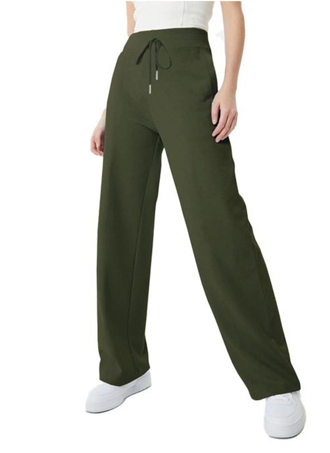 Nileton Sportswear - Sport Leggings Pants With Wide Leg - High Waist  - Image 3