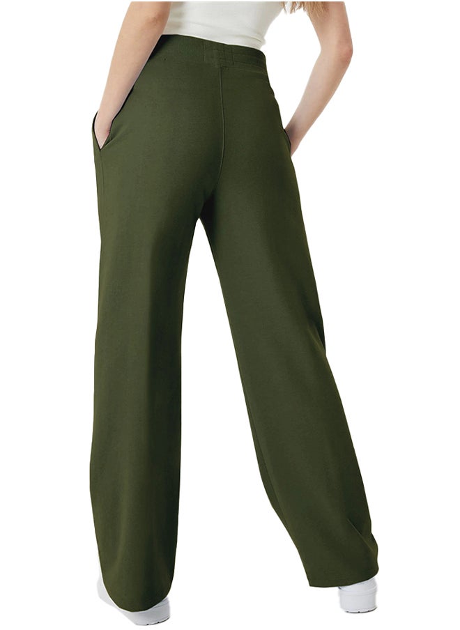 Nileton Sportswear - Sport Leggings Pants With Wide Leg - High Waist  - Image 1