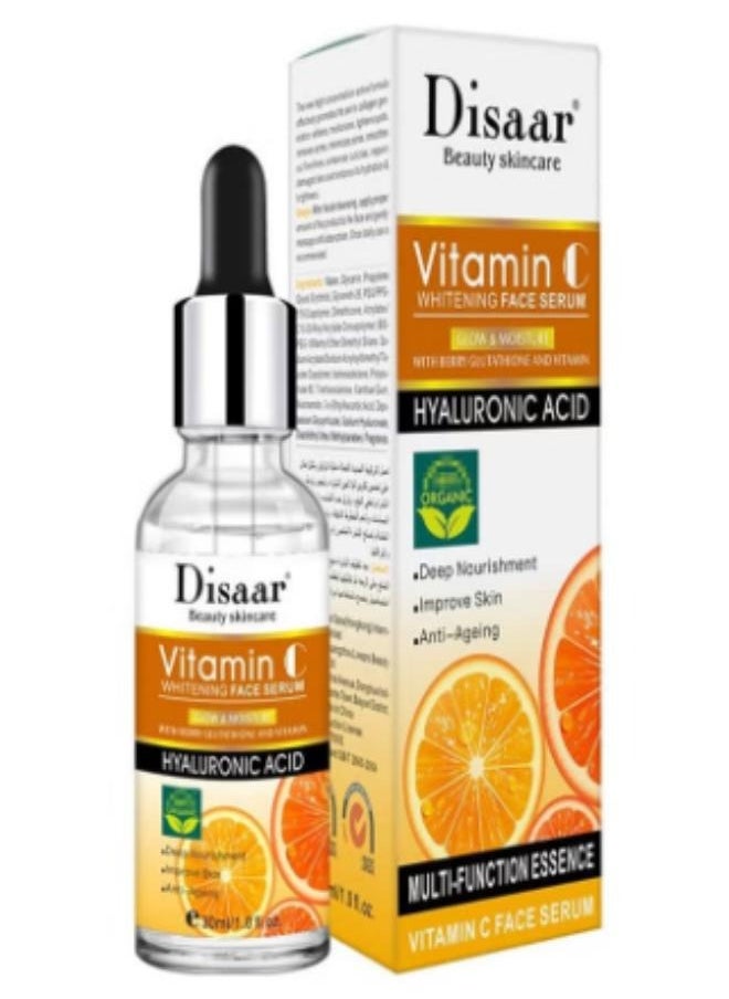 Disaar Vitamin C Hyaluronic Acid Whitening Face Serum 30ml  - Image 1