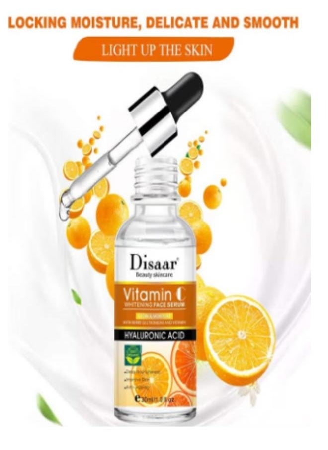 Disaar Vitamin C Hyaluronic Acid Whitening Face Serum 30ml  - Image 2