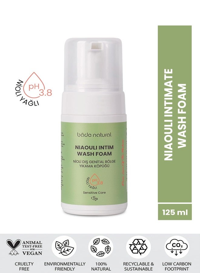 Bade Natural Niaouli Oil Feminine Foaming Wash – pH 3.8, Intimate Cleanser with Aloe Vera – Gentle Freshness & Moisture for Sensitive Skin, 4.2 fl oz (125 ml - Image 2