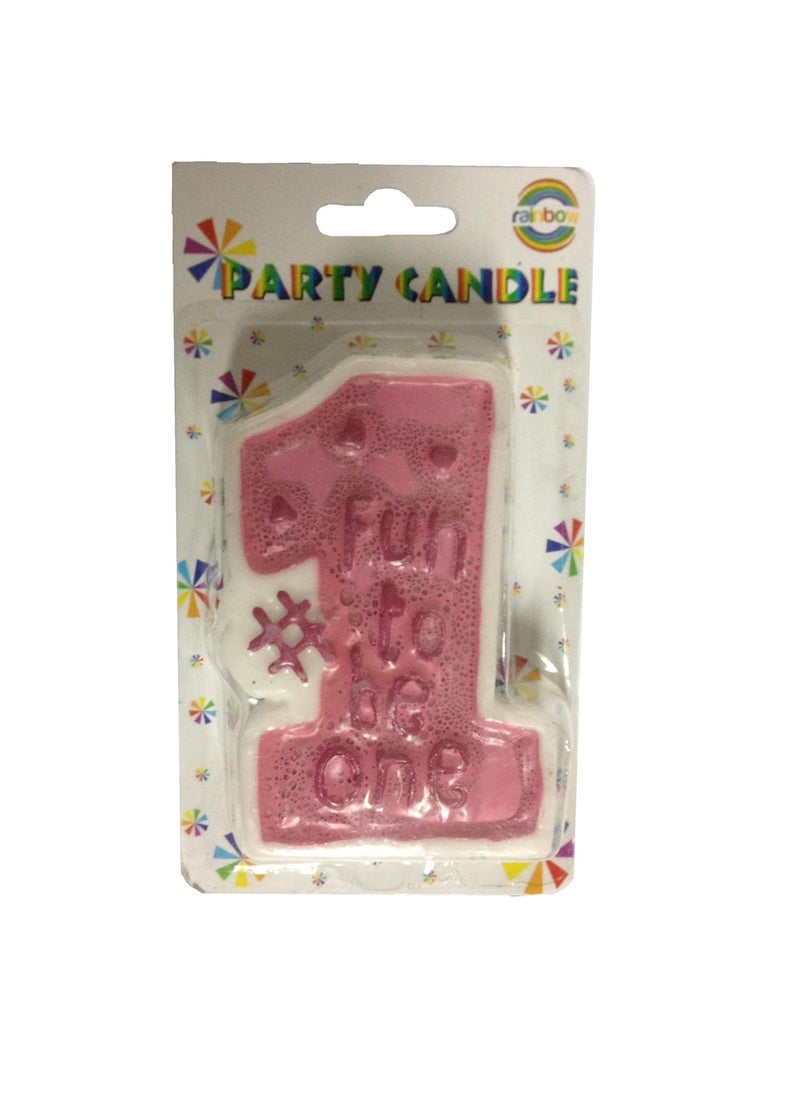 Funcart Funcart Pink Fun to be one  - Image 1