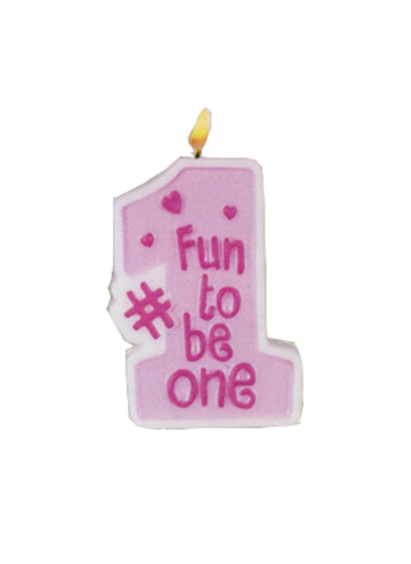 Funcart Funcart Pink Fun to be one  - Image 2
