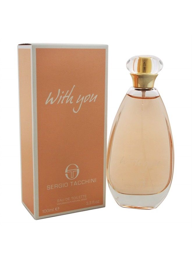 Sergio Tacchini With You Women's Eau de Toilette Spray, 3.3 Ounce - Image 1