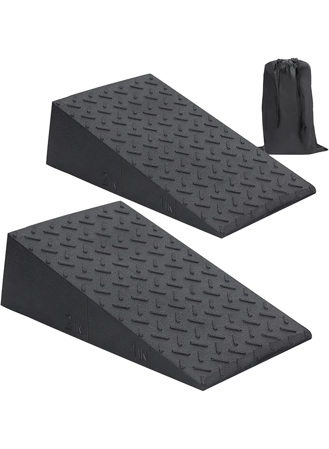 PROMASS زاوية القرفصاء - لوح مائل للقرفصاء كتل قرفصاء غير قابلة للانزلاق تحسين أداء القرفصاء والقوة جهاز تمديد الساق للعلاج الطبيعي جهاز تمديد القدم - Image 1