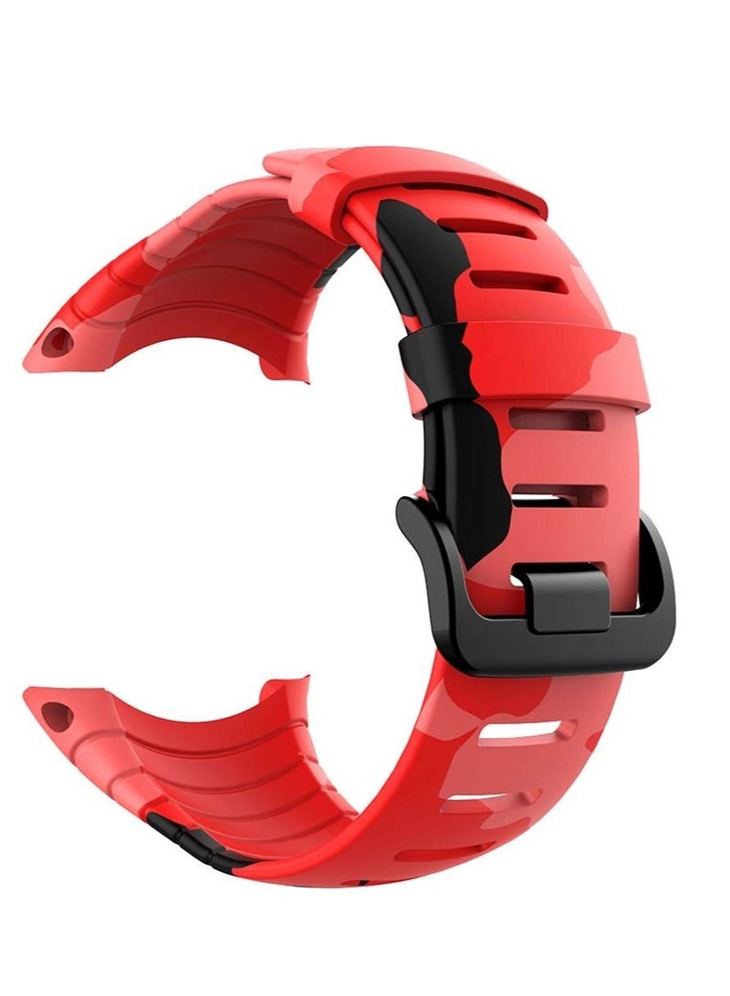 Captaintech Strap Compatible for SUUNTO Core, TPU Camouflage Printed Replacement Band Wristband Soft Adjustable Replacement Watch Strap Compatible with SUUNTO Core - Image 1