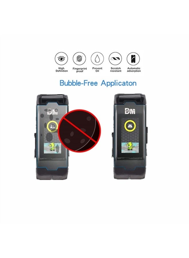 Mihence Compatible for Bandai Vital Bracelet Digital Monster ver.Black Screen Protector, HD Premium Real Screen Protector for Bandai Vital Hero Digimon / Bracelet Digital Monster ver.White / Black [ 3 - Image 3