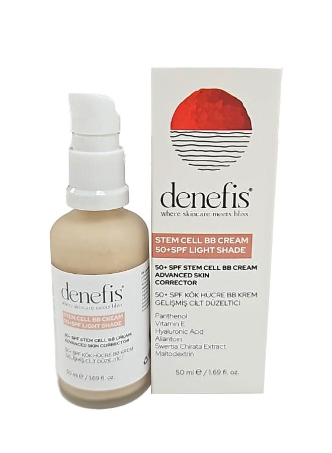 Denefis DENEFIS STEM CELL BB CREAM 50+SPF - LIGHT SHADE 50ML - Image 1