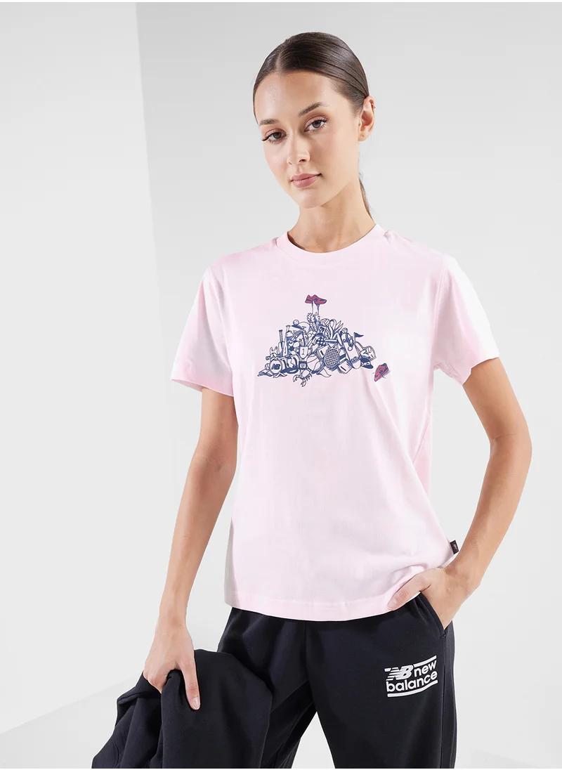 نيو بالانس Athletics Pile T-Shirt
