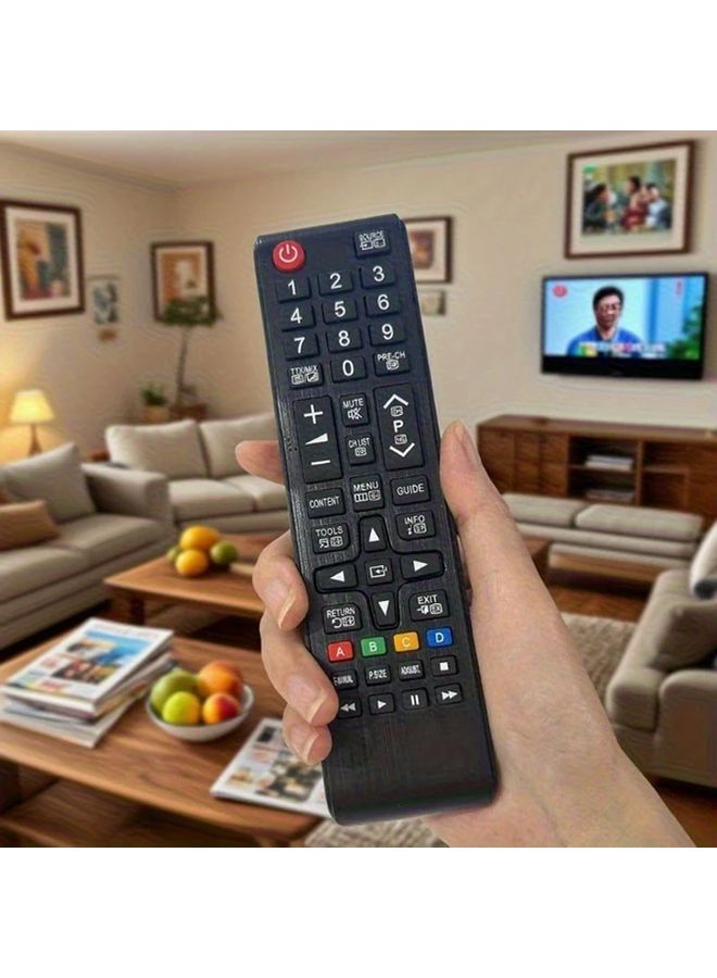 Smart TV Remote Control Black With LCD Like Menu And IR Learning For TVs DVD - Image 1