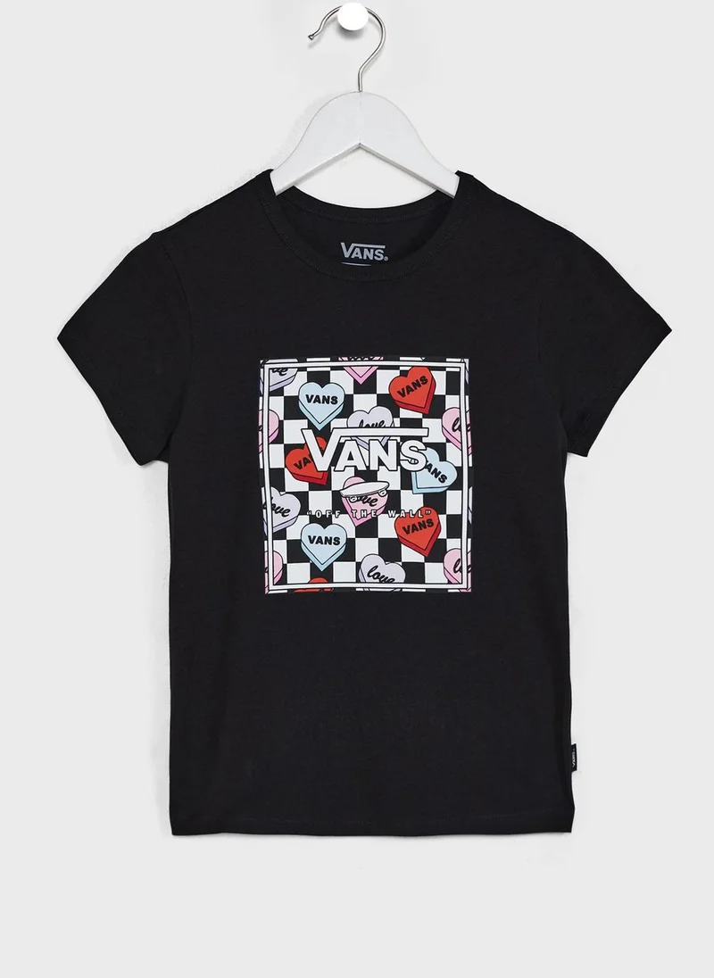 VANS Youth Box Candy Hearts T-Shirt
