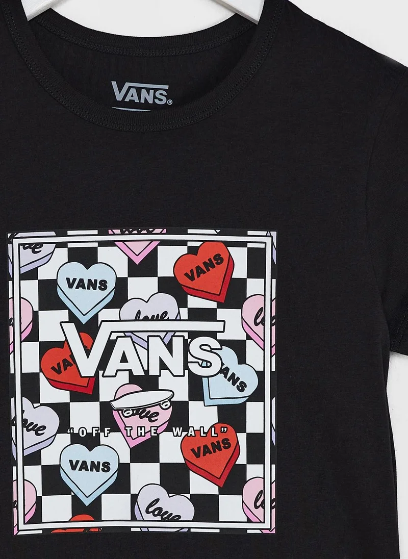 VANS Youth Box Candy Hearts T-Shirt