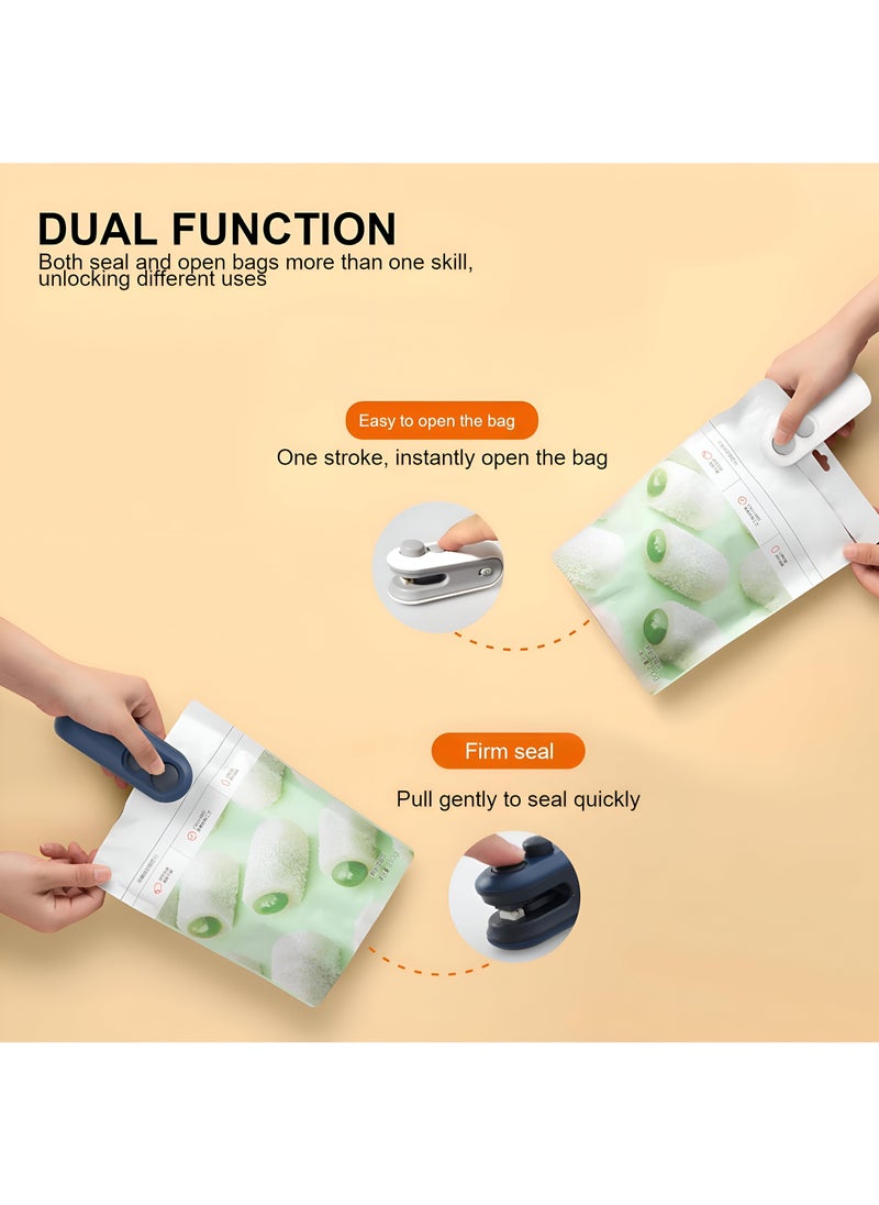 Generic - Bag Closure Tool - Portable Multi-Purpose Fast-Opening Seal For Food Storage Bags, Ideal For Maintaining Freshness And Simplifying Food Handling Tasks - Image 1