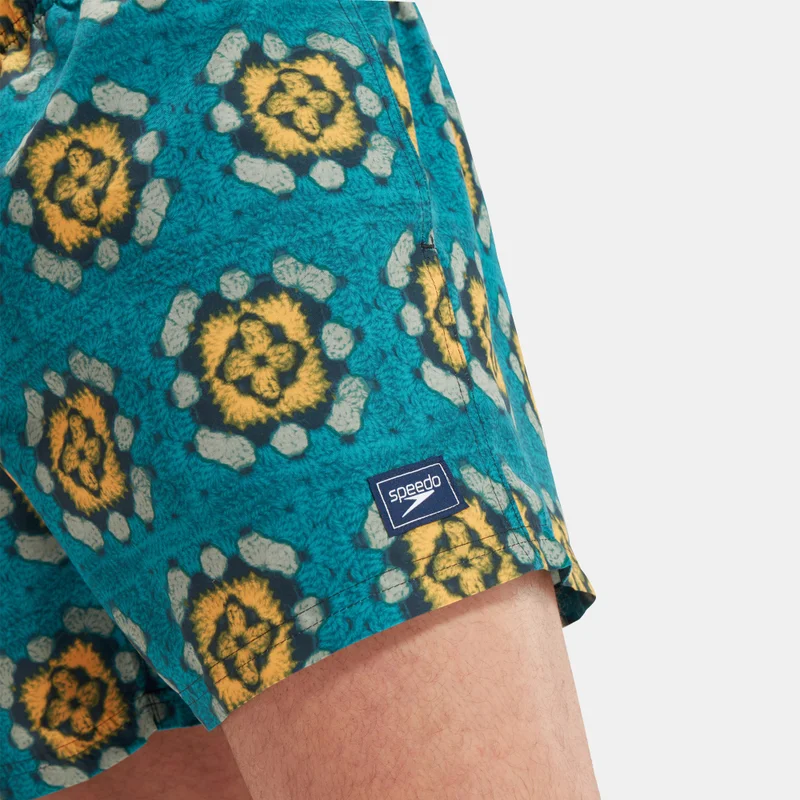 speedo Men's Digital Printed Leisure 14-Inch Swimming Shorts